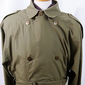 AQUASCUTUM Aqua 5 Men's Hampstead Trench  Size 42L